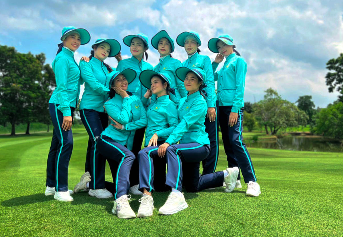 Ekachai Golf and Country Club caddies new uniforms