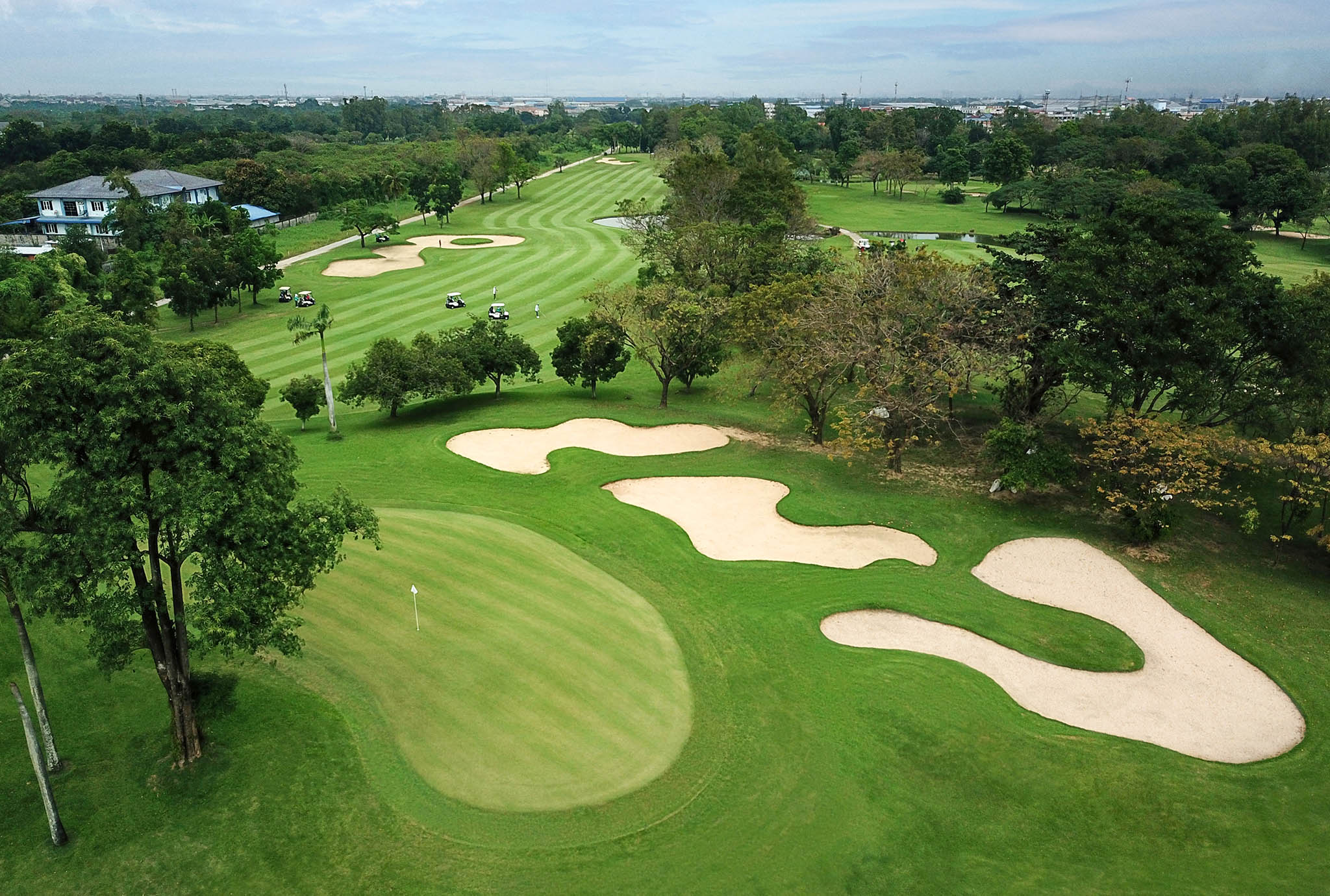 Ekachai golf and country club affordable cheap budget bangkok thailand