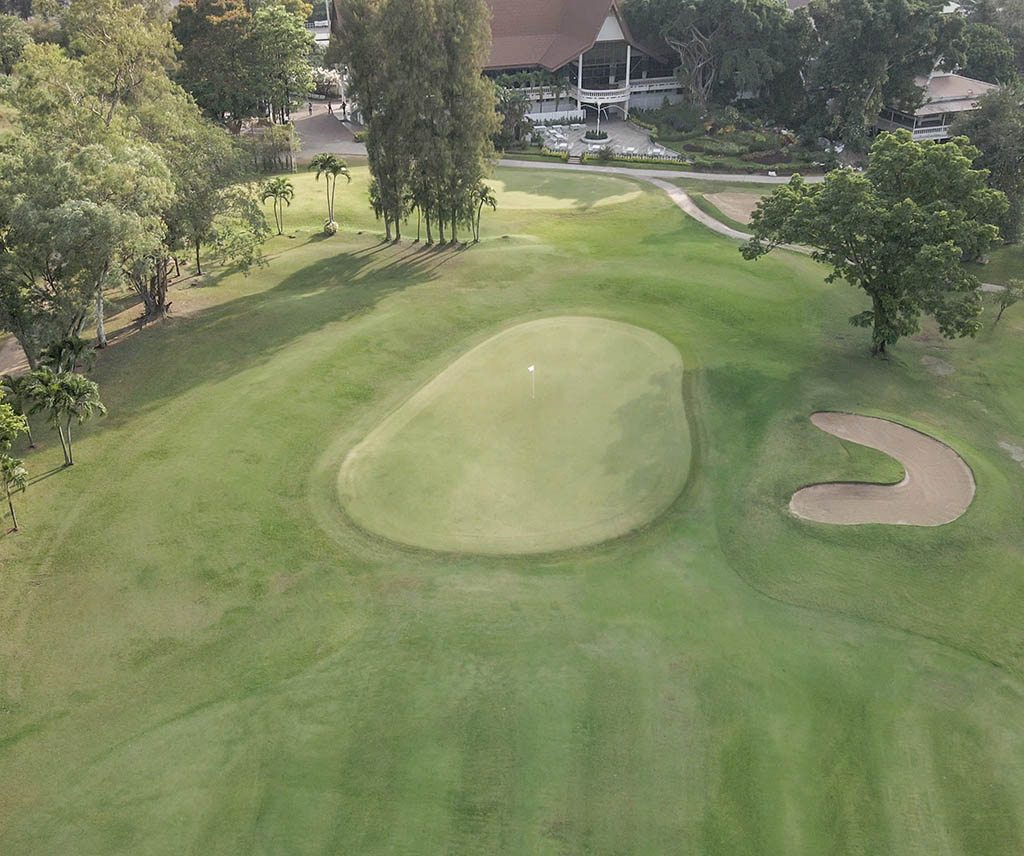 Ekachai Golf Club Bangkok Thailand Course A Hole 2