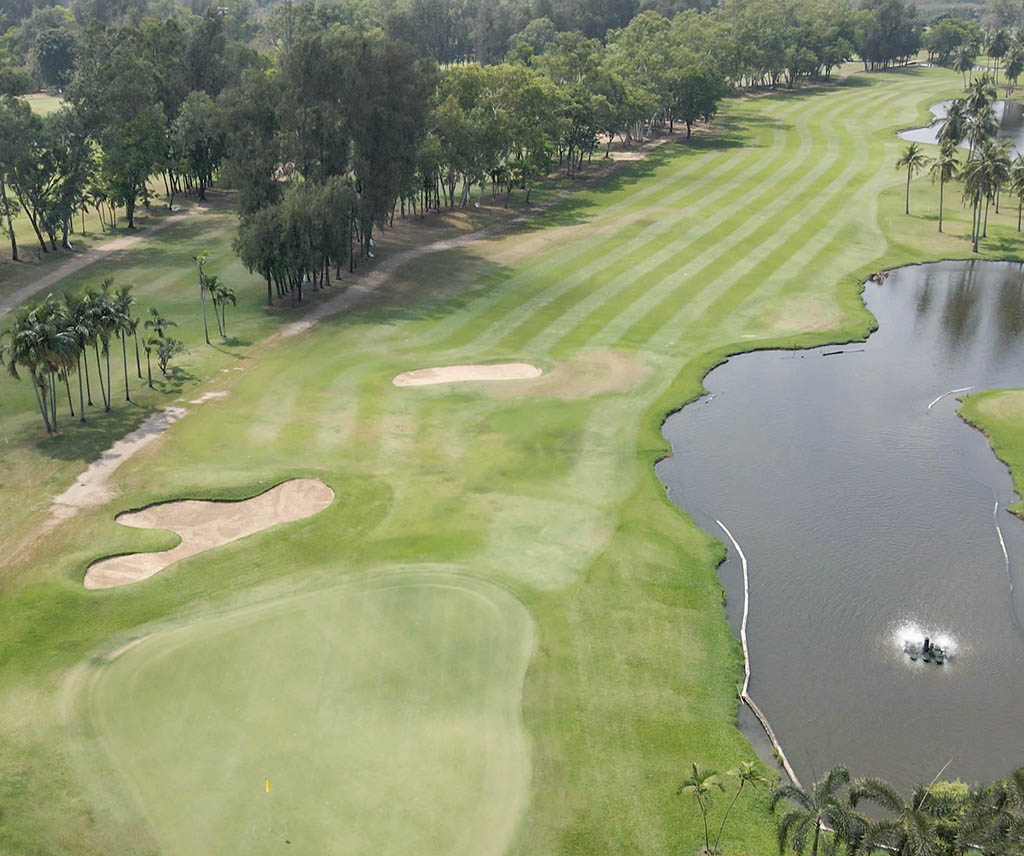 Ekachai Golf Club Bangkok Thailand Course B Hole 9